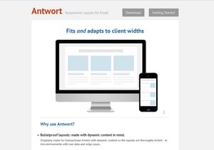 Antwort emailing responsive template