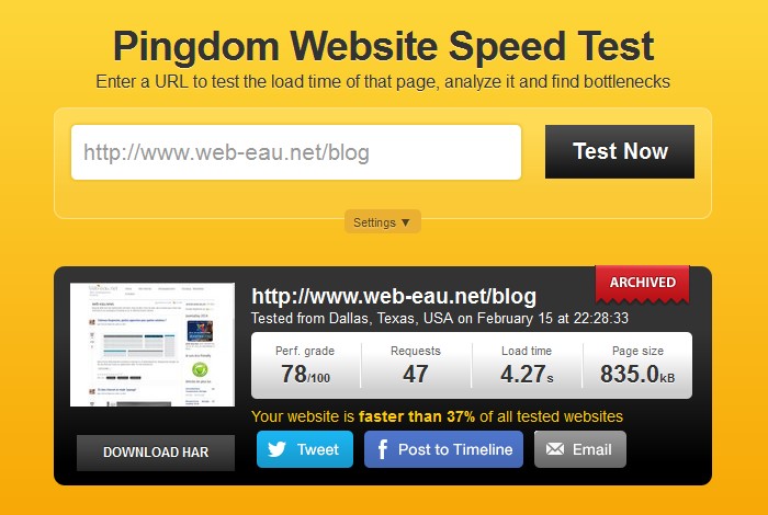 Augmentez la vitesse de votre site