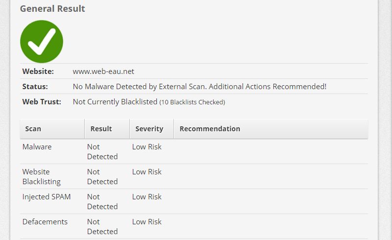 SiteGuarding test online