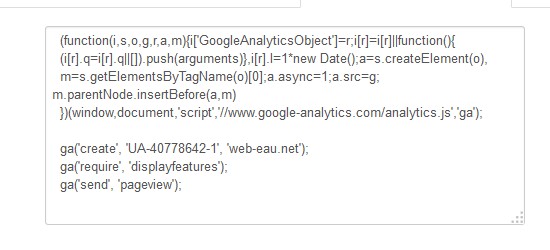 Google Universal Analytics