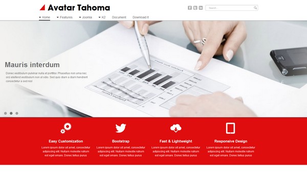 Avatar Tahoma Joomla Template
