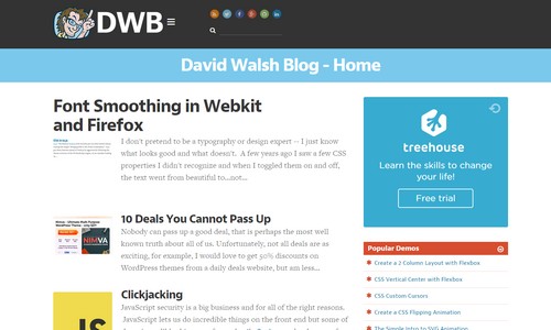 20 Blogs de web design à suivre david walsh 20 blogs de web design à suivre
