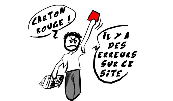 Verifiez les erreurs sur votre site