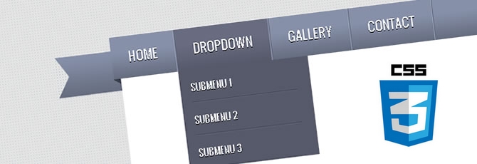 Comment réaliser un menu déroulant en CSS3 ?