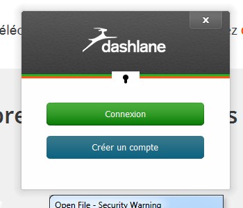 installation Dashlane