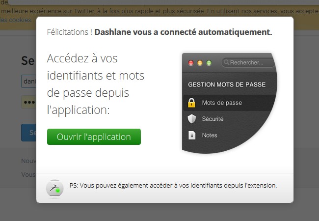installation Dashlane