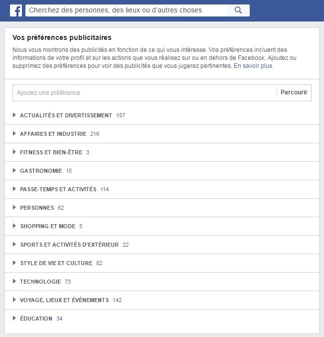 Les secrets de Facebook