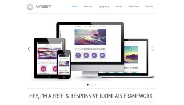 Favourite Free Joomla Template