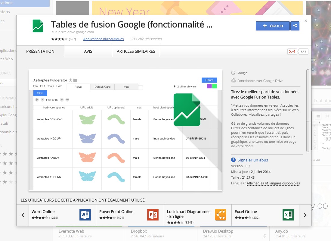 Tables de fusion