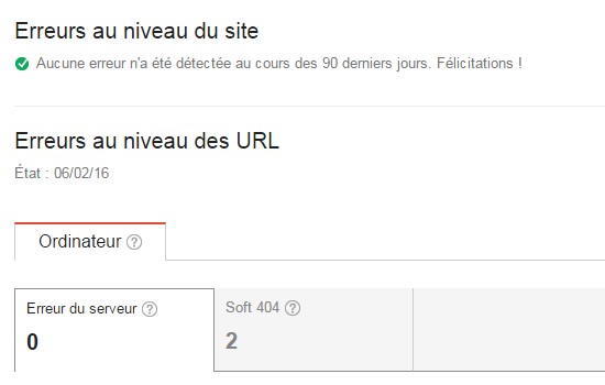 Google Search Console Suivre les erreurs d'exploration sur votre site