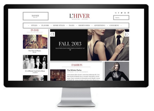 L'Hiver Joomla Template