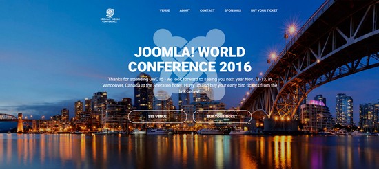 Evenements Joomla! 2016