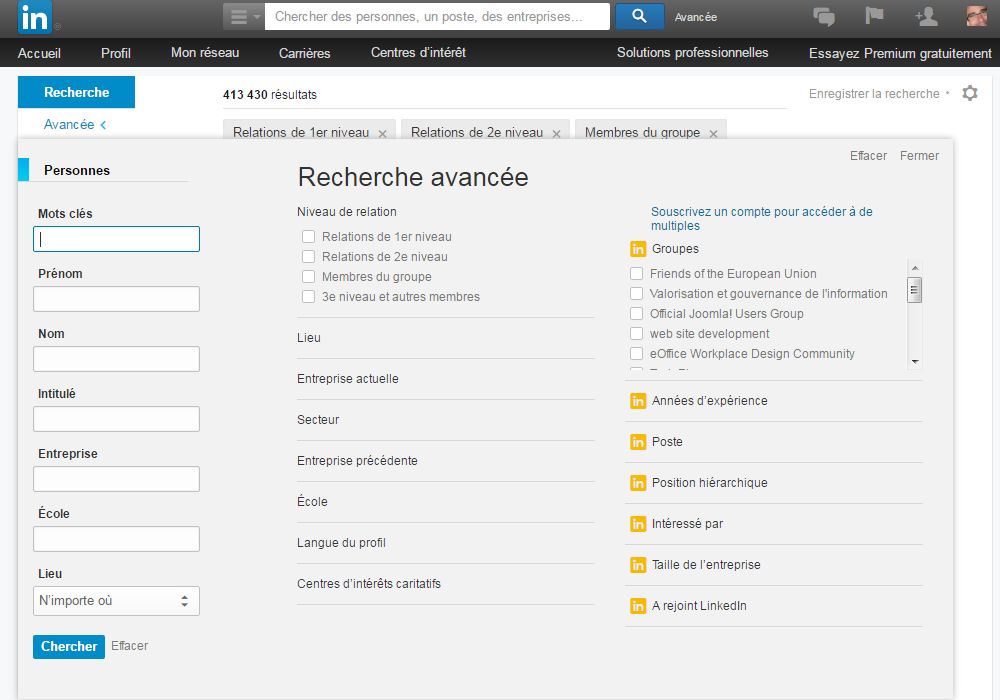 Les secrets de LinkedIn