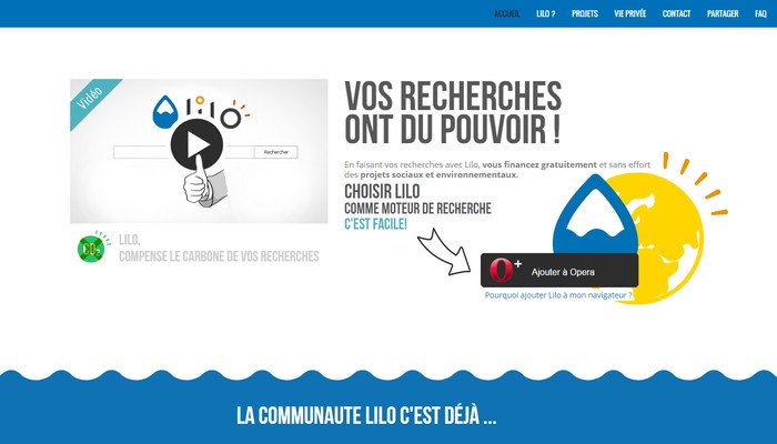 Moteurs de recherche éthiques