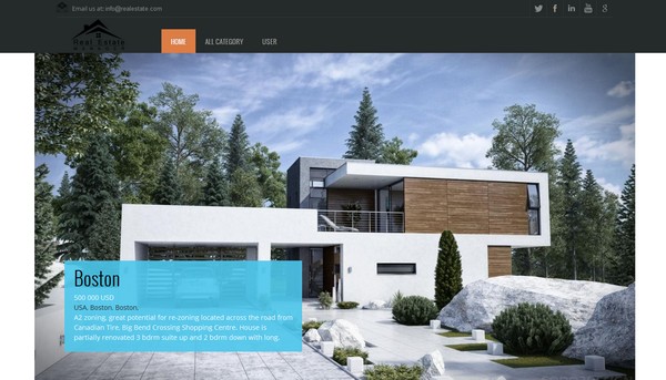 Real Estate Joomla Template