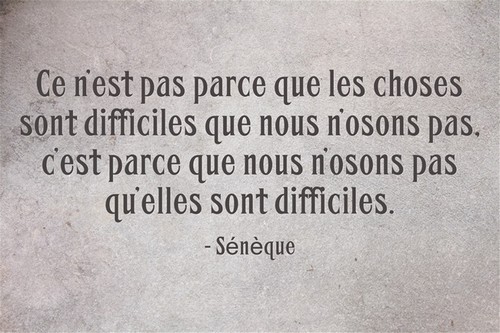 Sortez de votre zone de confort !