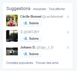 Personnes à suivre sur Twitter
