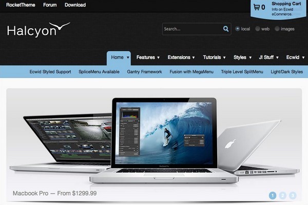 Ecommerce Joomla Template