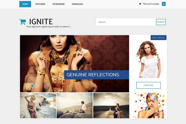Ecommerce Joomla Template