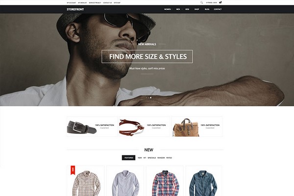 Ecommerce Joomla Template