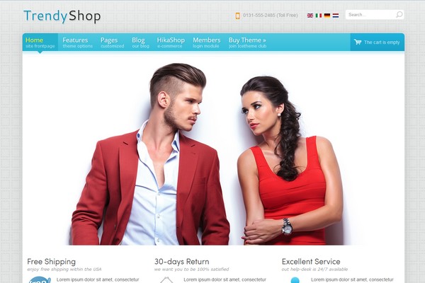 Ecommerce Joomla Template