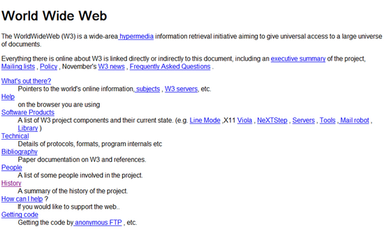 1990 - 2015, le Web a 25 ans