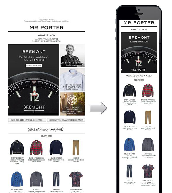 MrPorter Newsletter