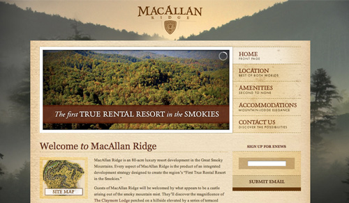 Backgrounds de Paysages Sympa en Web Design