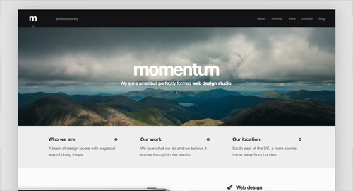 Backgrounds de Paysages Sympa en Web Design