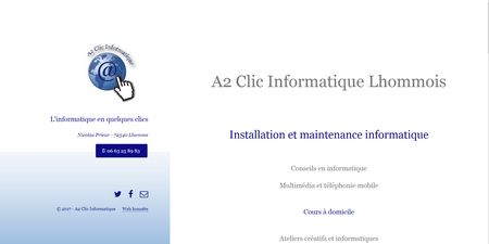 Site onepage r&eacute;alis&eacute; par web-eau.net