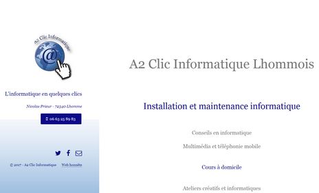 Site A2 Clics Informatique