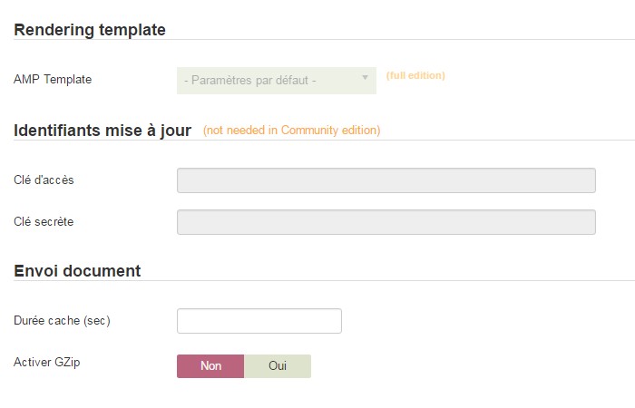 Avancé plugin wbAMP pour Joomla!