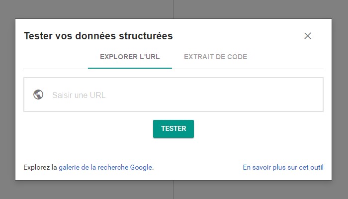 Test données structurées AMP