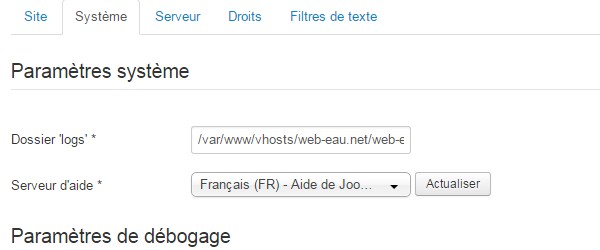 Versions contenu Joomla