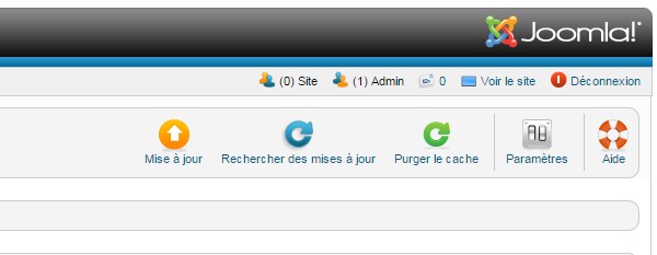 Mise à niveau Joomla