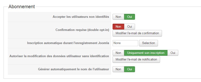AcyMailing Joomla