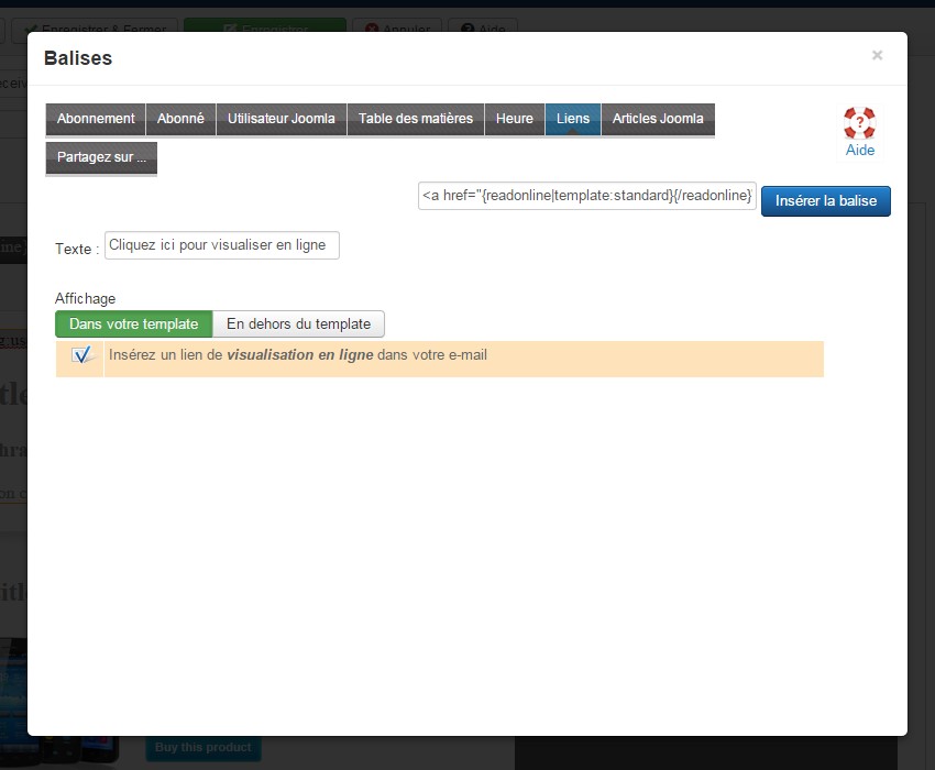 Acymailing Joomla