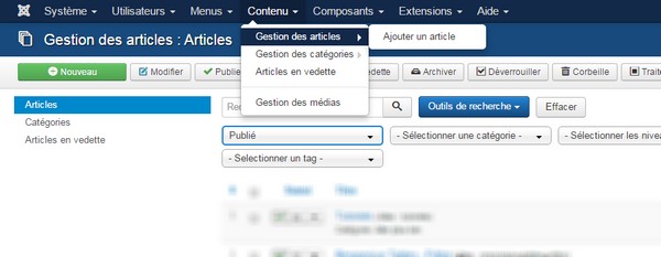 Article Joomla