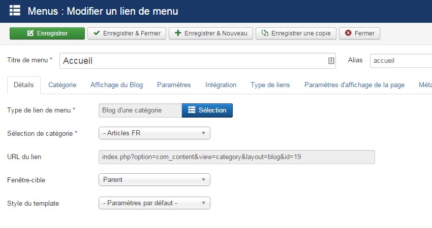 Organiser son contenu avec les catégories