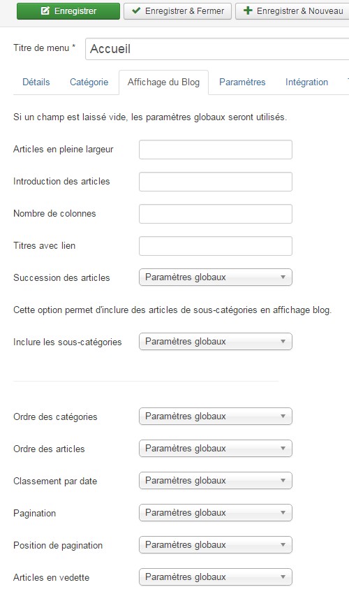 Organiser son contenu avec les catégories