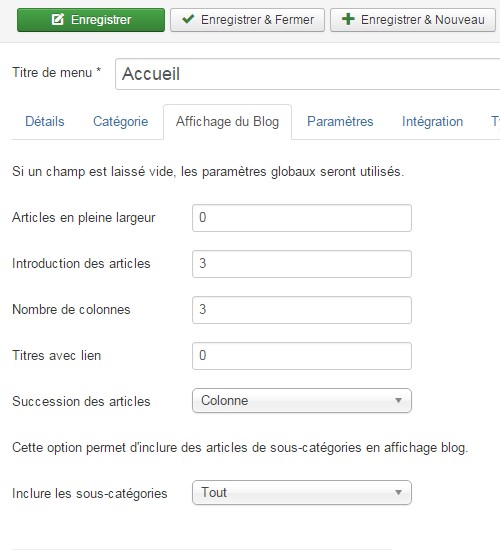 Organiser son contenu avec les catégories