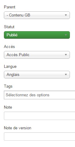 Organiser son contenu avec les catégories
