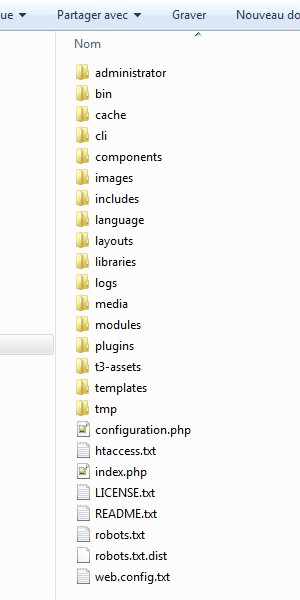 Changer le Copyright de Joomla!