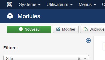 Changer le Copyright de Joomla!