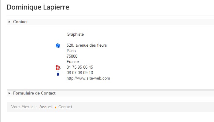 Article en vedette Joomla