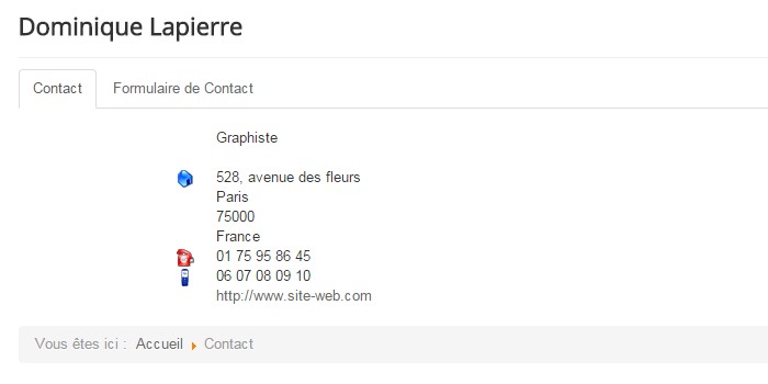 Article en vedette Joomla