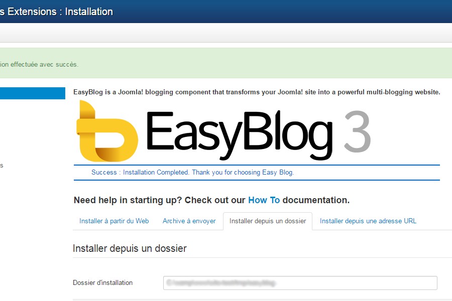 EasyBlog Joomla
