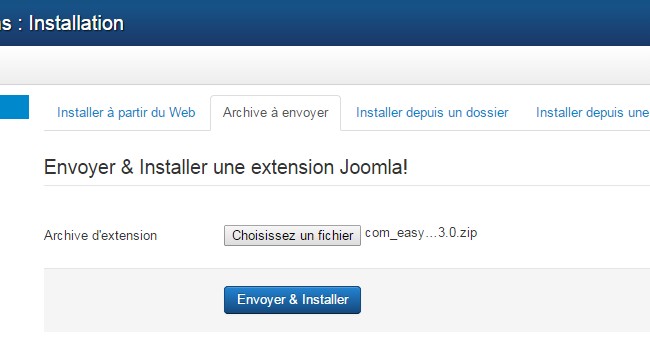 EasyBlog Joomla