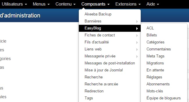 EasyBlog Joomla
