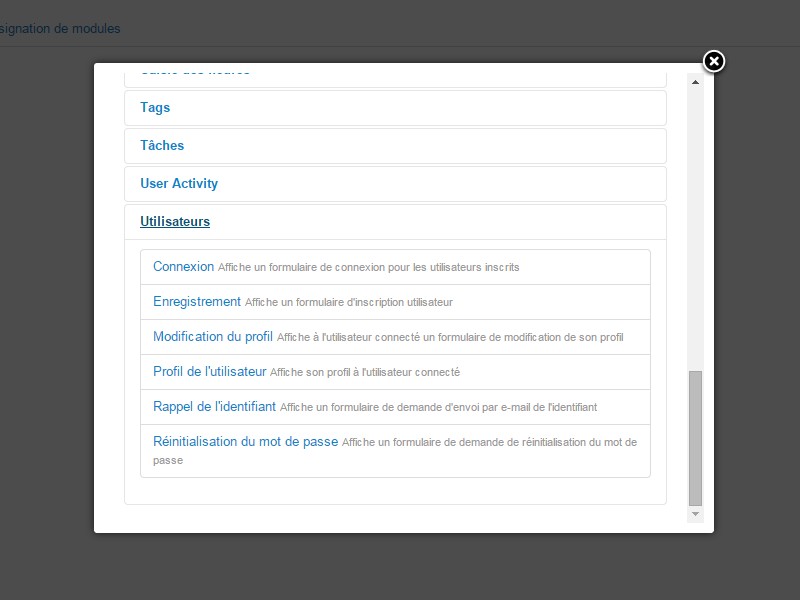 Enregistrement visiteurs Joomla